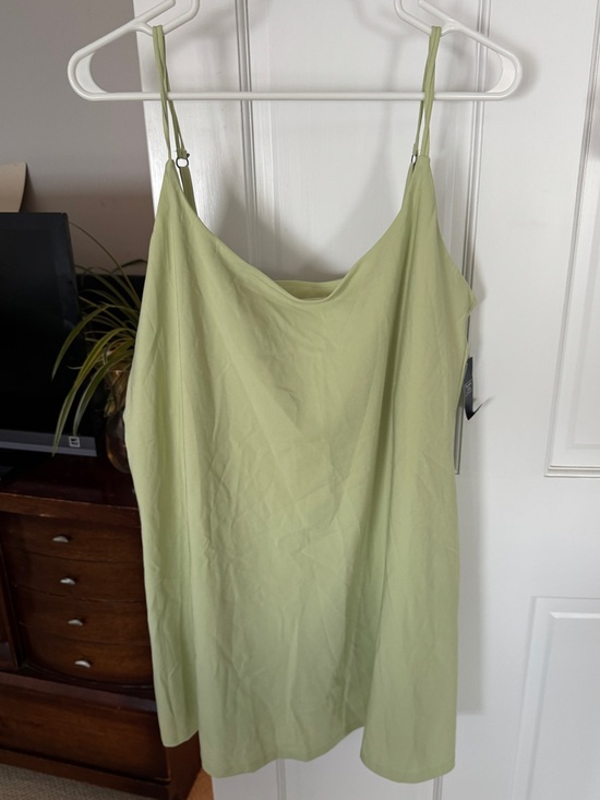 Abercrombie & Fitch Dresses & Skirts - Abercrombie & Fitch Light Green Traveler Mini Dress with Built-In Shorts